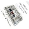 1000pcs Universal RC Screw Kit Screws Assortment Set Hardware Fasteners for Traxxas Axial Redcat HPI Arrma SCX10 Losi 1/8 1/10 1/12 1/16 Scale RC Cars Trucks Crawler, RC Screw Kit, Car Body Clips Pins