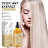 3PCS Veganic Natural Hair Growth Oil,Veganic Hair Oil for Hair Growth Organic, Hair Growth Oil for Dry Damaged Hair and Growth Thin Hair