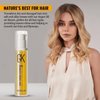 GK HAIR Clarifying Shampoo for Build Up, Dirt, Oil, Product and Hard Water Apple Cider Vinegar & Keratin for Clean, Refreshed Hair Sulfate-Free Hair Care with Argan Oil Serum 10ml
