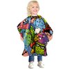 Betty Dain Little Friends Kid's Haircut Styling Cape - 30” W x 36” L - Perfect for Boys and Girls, 100% Machine-Washable Polyester - Touch-and-Close Fastener - Perfect Size for Children