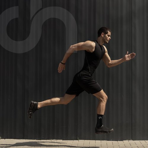 COPPER HEAL ANKLE Compression Sleeve (PAIR) - Highest Copper Infused Socks Arch Support Foot Swelling Achilles Tendon Joint Pain Plantar Fasciitis Sports Injury (M - pair)