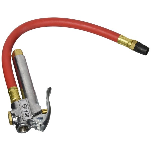 Amflo 150E-RET Bayonet-Style Inflator Gauge with Straight-On Tapered Chuck