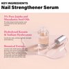 EJW Nail Strengthener Serum - Nail Growth Treatment for Thin, Weak, and Damaged Nails with Licorice Root, Jojoba Oil, and Sodium Hyaluronate (1.01 fl oz)