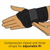 FUTURO Compression Stabilizing Wrist Brace, Left Hand, S/M