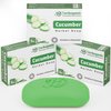 HERBOGANIC Cucumber Herbal Soap | Natural Bar Soap for Face and Body | Nourishing and Revitalizing | Gentle for Men and Women| 5 Oz (Pack of 3)…