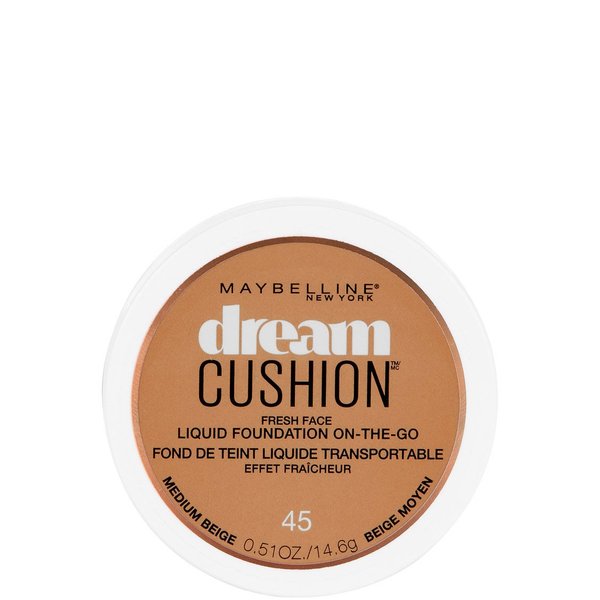 Maybelline New York Dream Cushion Fresh Face Liquid Foundation, Medium Beige, 0.51 Ounce