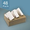 Mat Board Center, 48-Pack Adjustable Picture Frame Cardboard Corner Protectors for Shipping, Packing or Moving Art - 3 Size Depths to fit 1", 1.5", 2.1" Frames