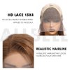 testar 13×4 Short Brown Bob Wig Human Hair Realistic HD Lace Front Wig Human Hair Ready to Go Bob Wig Glueless 12 Inch Straight Bob Human Hair Wigs for Women