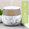 SpaRoom Mysto Aromatherapy Ultrasonic Misting Essential Oil Diffuser for Medium Rooms, 140 mL Water Capacity, Marble