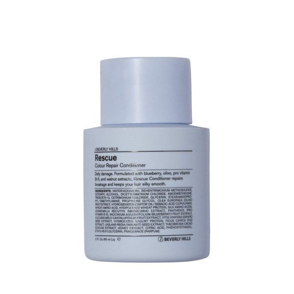 J Beverly Hills Blue Rescue Colour Repair Conditioner with Omega 3 Oil for Damaged Hair, 3 Oz