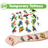 Cherisnowy 48 PCS Parrot Party Favors 24PCS Tattoos Sticker 24PCS Slap Bracelets Wristbands Perfect for Themed Birthday Baby Showers or Classroom Rewards Ideal Decor and Gifts for Girls and Boys