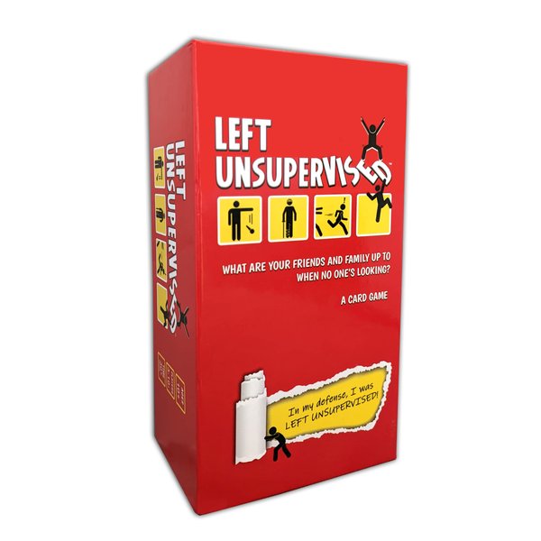 Left Unsupervised: Family Edition - Fun New Twist Family or Kids Card Game That Puts The Fun Back in Games Night | Great Gift