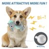 MiOYOOW Squeaky Dog Toy, Tough Plush Puppy Toy Stuffed Dog Chew Toy with Soft Fabric & BB Sound for Small Medium Dog