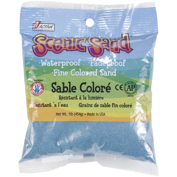 ACTIVA SAND-4485 Scenic Sand, 1-Pound, Light Blue