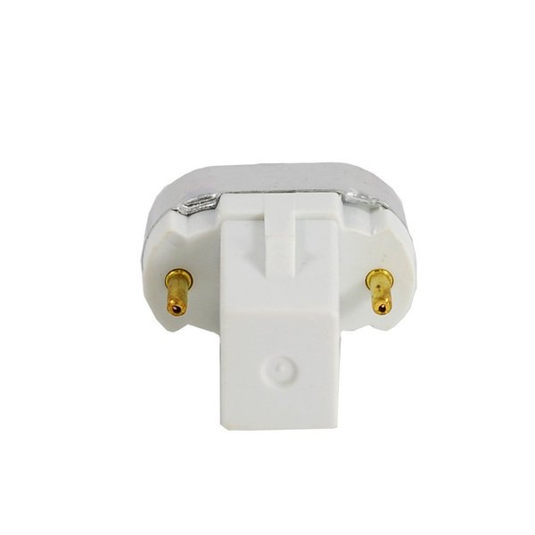 Satco 9 Watt Compact Fluorescent Twin Tube 2-Pin Light Bulb - G23 Base, 4100K - CFS9W/841 model number S8308-SAT