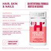 Habit Hair, Skin & Nails Supplement (60 Capsules) - New Look, Supports Skin Hydration, Hair & Nail Strength, Biotin 2000mcg, Vitamin A & C, Hyaluronic Acid, Rosehip, Vegan, Non-GMO (1 Pack)