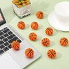 Charniol 200 Pack Mini Basketball Stress Balls, 1.2 Inch Mini Foam Basketball Bulk Basketball Party Favors Decorations for Kids Adults Anxiety Stress Relief