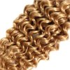 27 Deep Wave Bundles Human Hair Color 27 Bundles Human Hair 24 26 28 Inch Unprocessed Brazilian Virgin Hair 8A Grade Blonde Deep Wave Bundles Double Weft Weave Extensions Hair