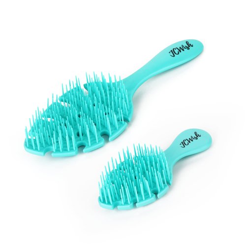 JCWish Detangling Hair Brush With Scented - Wet Or Dry Hair Brush - Mood-Boosting Detangling Brush For Curly, Thick, Natural, Straight, Fine Hair - Snag Free - 2 Count (Rosemary)