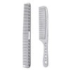 (2 pcs) Stainless Steel Hair Combs Anti Static Styling Comb Hairdressing Barbers Combs