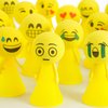 PowerTRC 24 Pcs Jumping Emoticon Popper Toys Spring Launchers Party Favors for Kids Birthday Bulk Goodie Bag Stuffers Fillers School Prize for Kids Classroom Gift Bag Toys
