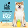 Wags & Wiggles: Pineapple Floatable TPR Dog Toy| Fun Summer Pool Toy for Dogs That Floats | Floating Water Toy Pineapple Squeaky Toy Great for Lakes and Pools, 5.9 Inch (FF21104)