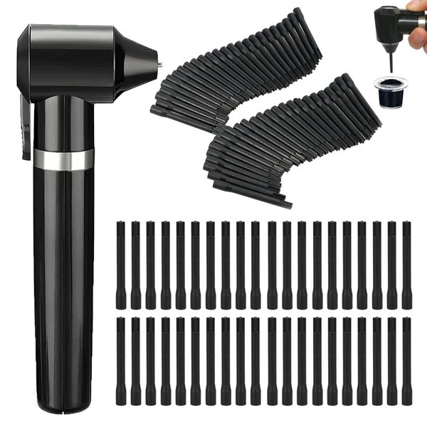 Ink Mixer Machine with 100Pcs Ink Mixing Sticks, Yugui Pigment Mixer Agitator with 100Pcs Mixing Sticks Black Electric Color Mixer Machine for Makeup Eyebrow Color Makeup