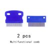 zYoung 2 Pcs Dog Comb, Tear Stain Remover, Dog Eye Stain Remover, Dog Grooming Comb, Comb for Dogs, Gently Removes Mucus and Crust, Tear Stain Remover for Dogs, Pet Tear Stain Remover