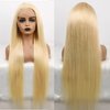 MYDIVA 613 13x6 Lace Front Wig Human Hair 28 inch Straight Blonde Lace Front Wigs Human Hair 180% Density 613 HD Lace Frontal Wig Blonde Wig Human Hair Pre Plucked With Baby Hair