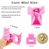 Ahoney 10Pcs Pink Hair Claw Clips for Women Girls, 1" Mini Matte Small Hair Clips for Thin Thick Medium Hair Cute Jaw Clips Strong Hold Hair Barrettes Clip with Gift Box (Pink)