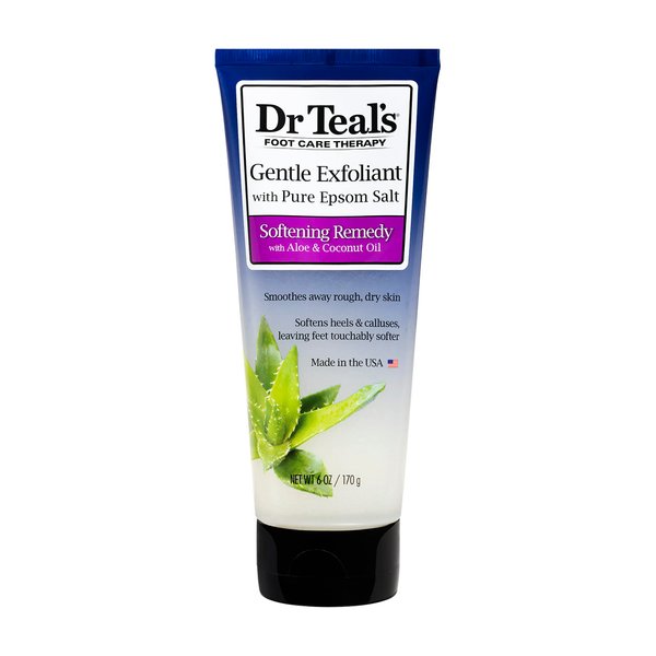 Dr. Teal's Gentle Exfoliant Foot Scrub With Epsom Salt 6 Ounce
