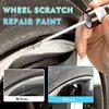 Touch Up Paint Pen for Cars Scratch Removal Repair, Wheel Fill Paint Pen Black/White/Multi-color Optional for Various cars (Pearl White)
