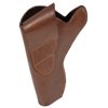 Barsony Brown Leather Cross-Draw Gun Holster for Ruger Super Blackhawk Right