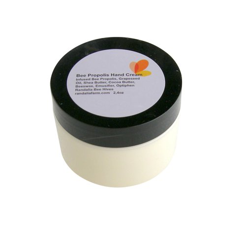 Bee Propolis Hand Cream, 4oz, Randalia Bee Hives
