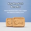 Blue Buffalo Health Bars Natural Crunchy Dog Treats Biscuits, Apple & Yogurt 16-oz Bag