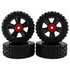 GDOOL 1415B1-4 TPR Rally Wheels RC Car Accessories Spare Parts for MJX 14301 14302 14303 1/14 Scale Brushless RC Trucks Vehicle