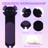 Yeqivo Long Axolotl Stuffed Animals, Soft Long Axolotl Plush Pillow Cute Axolotl Plush Body Pillow Gifts for Kids Girlfriend(Black&Purple,70cm)