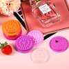 150 Pieces Eyelash Glue Holder False Lash Glue Holder Tray Eyelash Extension Glue Holder Pallet Pads, Multiple Colors