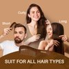 RHOS Wooden Hair Comb,Anti-Static Wood Comb for Women&Men-Fine Tooth Wooden Comb for Detangling,Add Shine-Wooden Handle hair comb for Hair Growth