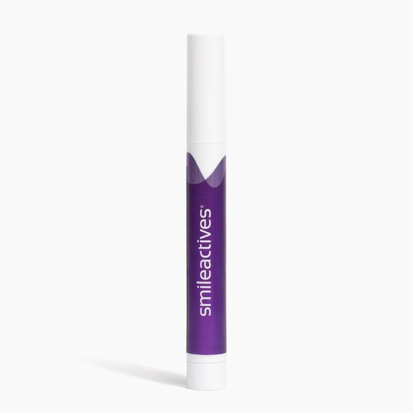 Smileactives Teeth Whitening Pen for White Smile, Fast Tooth Whitener and Stain Remover with Precision Brush Tip, Dental Quality Whitening Gel, Travel Pen, Easy to Use, Ultramint Flavor, 0.11 fl oz