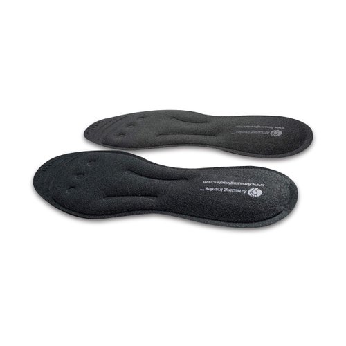 Amazing Insoles Liquid Massaging Orthotic Shoe Insoles - Foot Pain Relief and Arch Support - Glycerin Filled - Shock Absorbing Foot Massage for Plantar Fasciitis - Men's 9.5-11