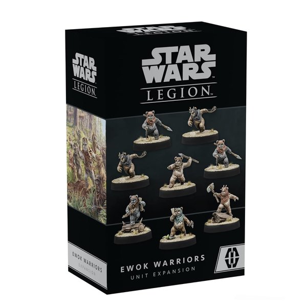 Atomic Mass Games Star Wars: Legion Ewok Warriors Unit Expansion - Endor's Iconic Natives! Tabletop Miniatures Game, Strategy Game for Kids and Adults, Ages 14+, 2 Players, 3 Hour Playtime, Made