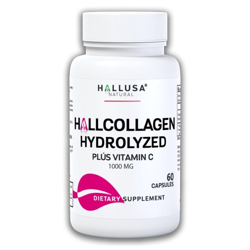 Cólageno hidrolizado - Pastillas de colágeno - Piel, arrugas y antienvejecimiento – Fortalecimiento del Cabello y uñas – Dolor en articulaciones – Collagen HYDROLIZED Plus Vitamin C 1000 MG 60 Cap