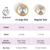 Boboduck The Original Silver Nursing Cups - Nipple Shields for Nursing Newborn, Newborn Breastfeeding Essentials Must Haves for Soothe and Protect Your Nursing Nipples - 925 Silver (Regular Size)