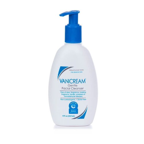 Vanicream Gentle Facial Cleanser with Pump Dispenser - for Those with Sensitive Skin - 8 fl oz pack of 1