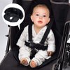 Piddle Pad Car Seat Protector, Waterproof Potty Training Seat Saver Pads for Infants Baby and Toddlers, Machine Wash and Dry (Black)