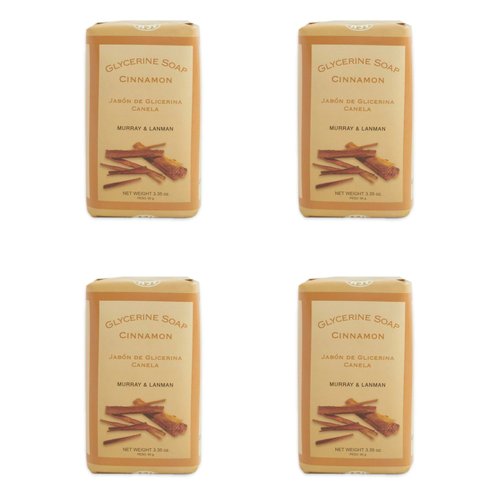 Murray & Lanman Cinnamon Soap Bar 3.35 Oz (Pack of 4)