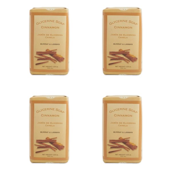 Murray & Lanman Cinnamon Soap Bar 3.35 Oz (Pack of 4)