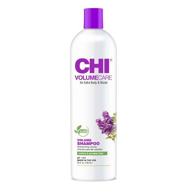 CHI VolumeCare Volumizing Shampoo, Increases Volume on Thin, Fine, or Flat Hair, Balances Moisture, Sulfate, Paraben, & Cruelty-Free, 25 Oz