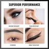 Erinde 12PCS Eyeliner Pencil Set, Soft Black Eye Liner Eyebrow pencil Waterproof Natural Matte Hypoallergenic Eyeliners Makeup Pencils, Easy to Color, Long Lasting, Christmas Gifts for Women